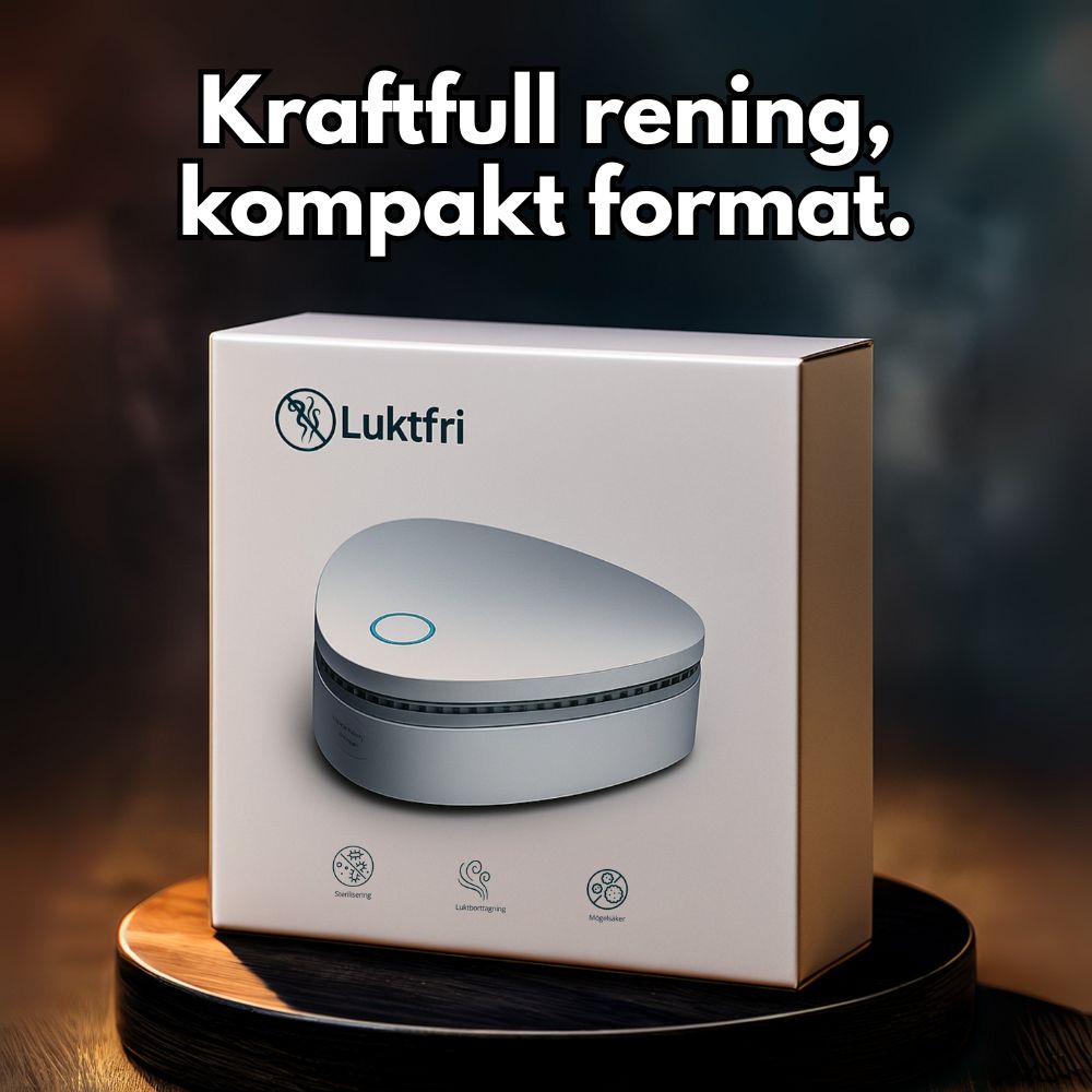Luktfri | Eliminerar cigarettrökens lukt på 30 minuter